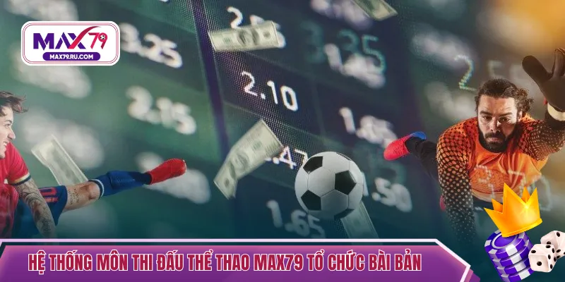 Hệ thống môn thi đấu thể thao max79 tổ chức bài bản